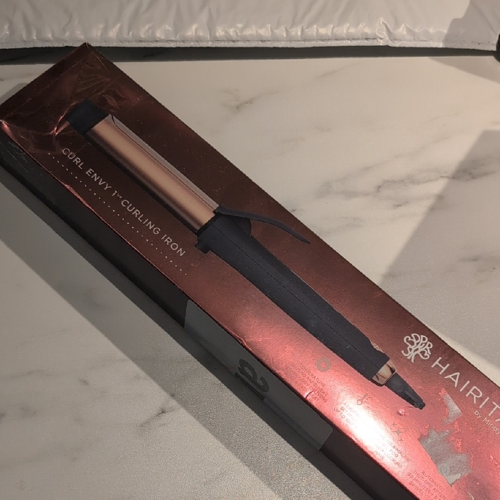 Hairitage Curl Envy 1" Curling Iron - Black and Gold